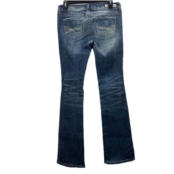 REFUGE RUNWAY Jeans 4R Everyday Boot Low Rise Distressed Whiskered Casual - Picture 9 of 16